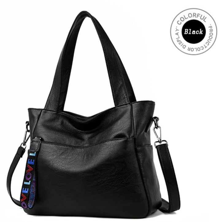 Viola - Genuine Leather Tote Bag