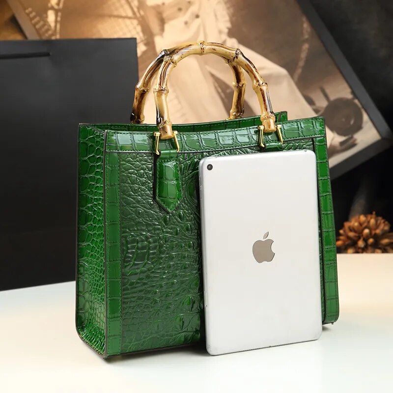 Carly - Crocodile Handbag