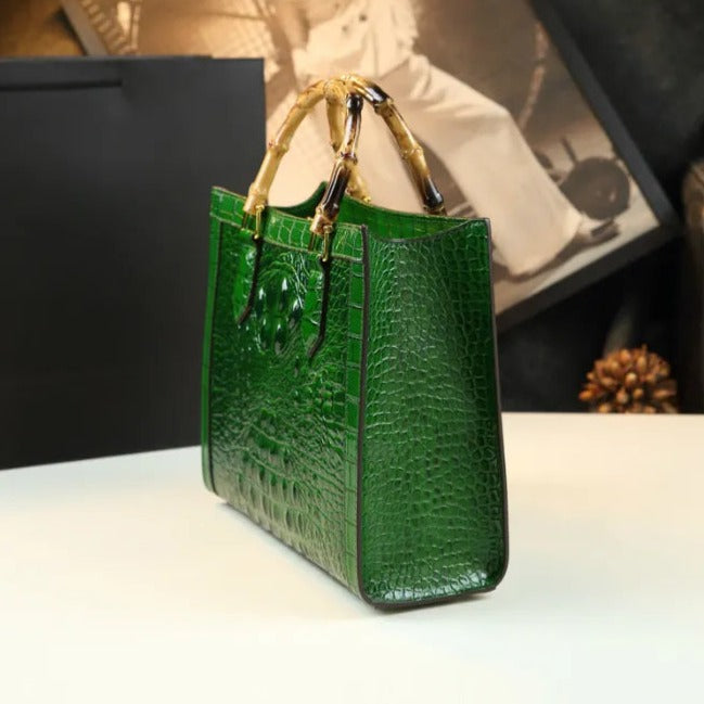 Carly - Crocodile Handbag
