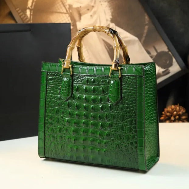 Carly - Crocodile Handbag