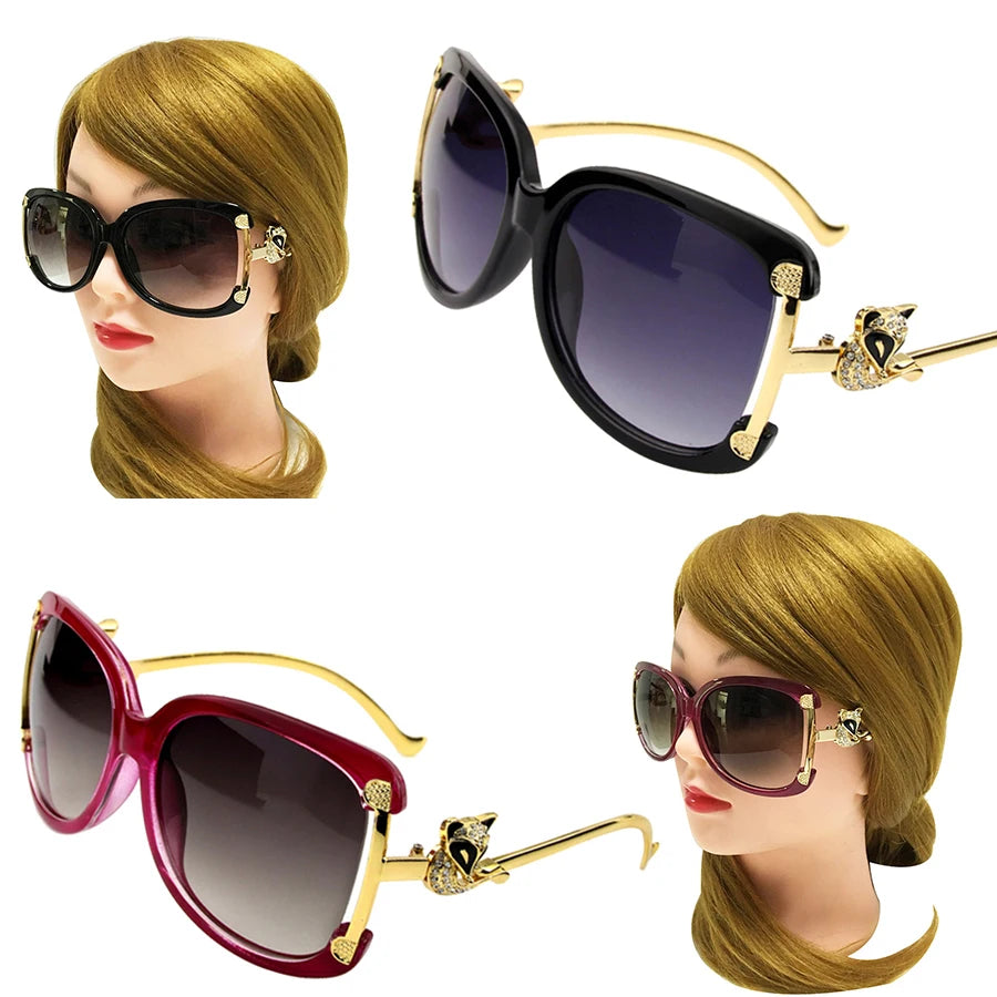 Lizzie - Oval Retro Sunglasses