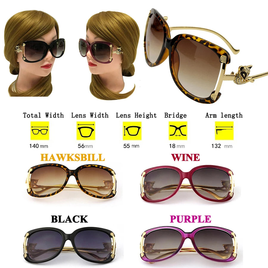 Lizzie - Oval Retro Sunglasses