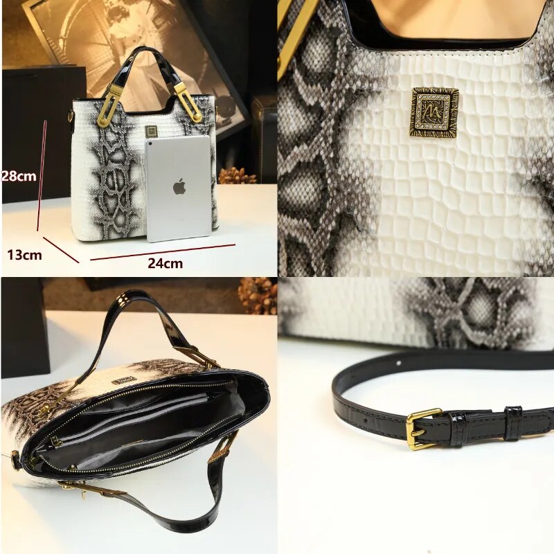 Dina - Luxury Snake Handbag