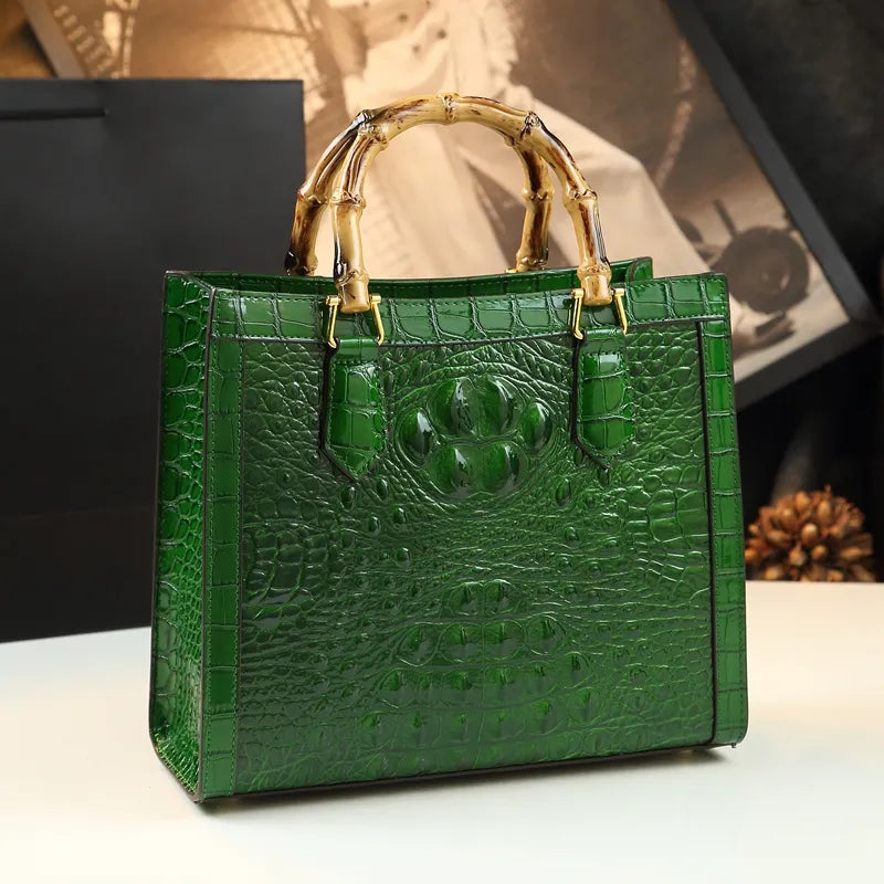 Carly - Crocodile Handbag