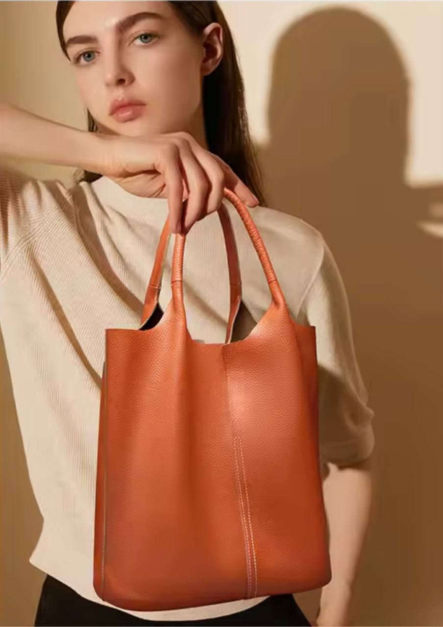 Jane - Leather Tote Bag