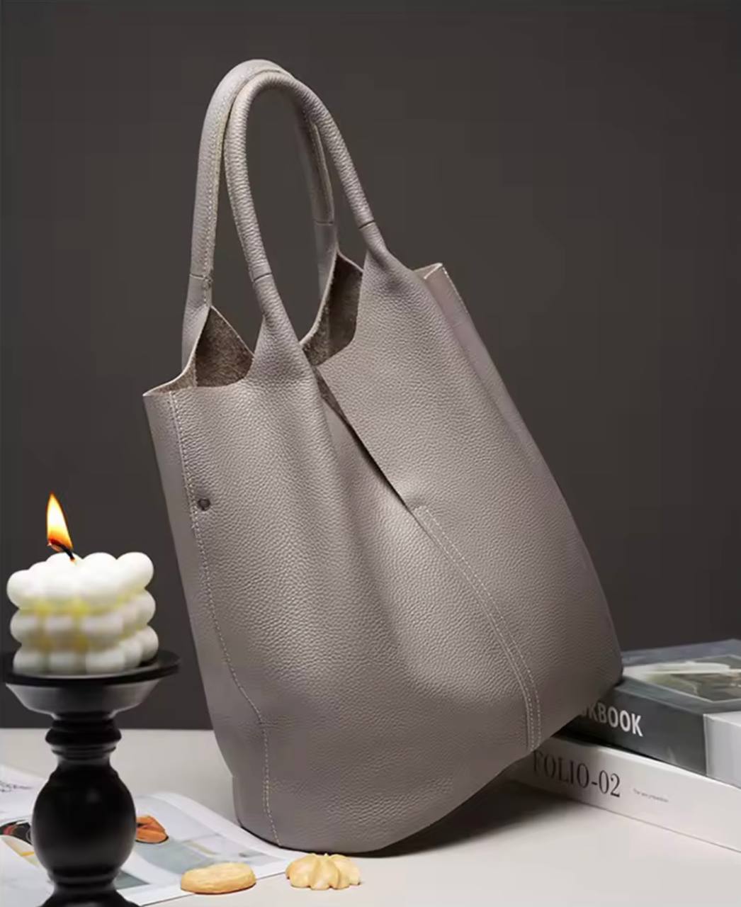 Jane - Leather Tote Bag
