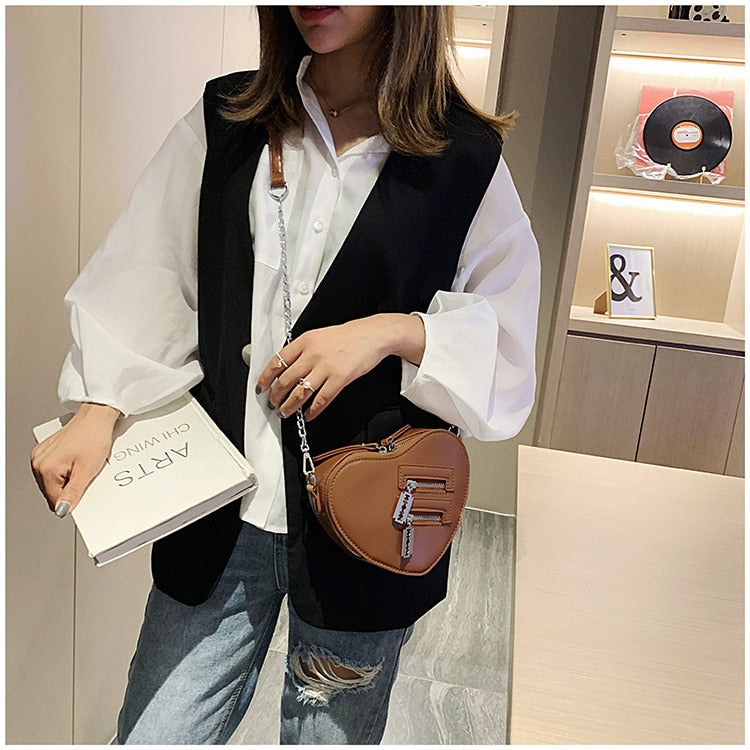 Amanda - Heart Crossbody Bag