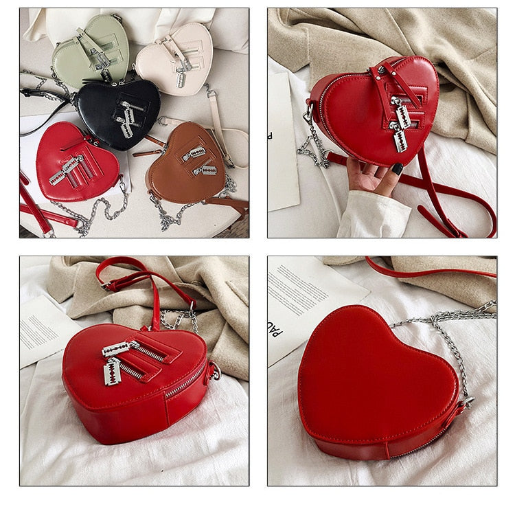 Amanda - Heart Crossbody Bag