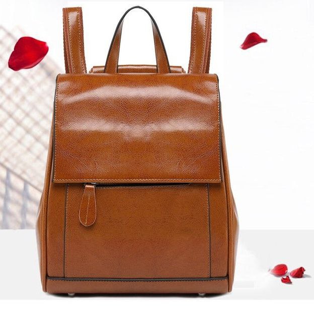 Gwen - Genuine Leather Backpack