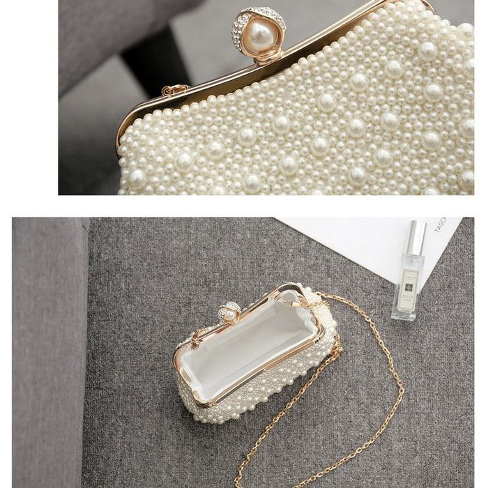 Karen - Pearl Evening Clutch