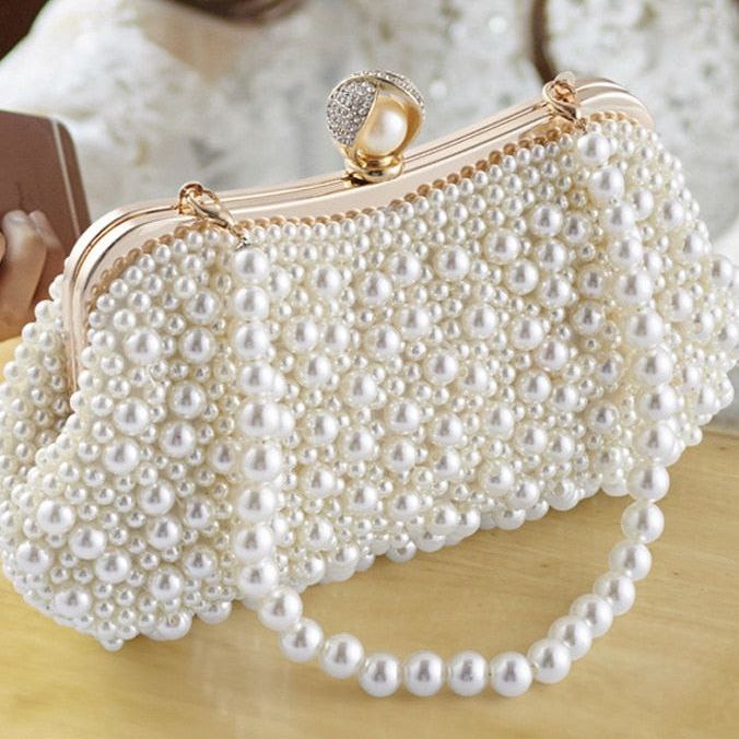 Karen - Pearl Evening Clutch