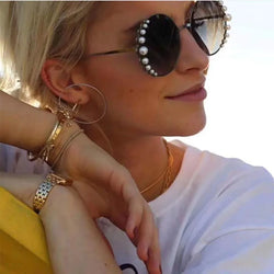 Sally - Oversized Round Sunglasses