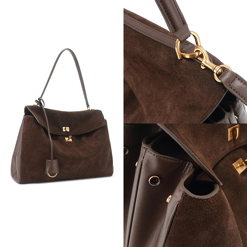 Kelly - Suede Bag