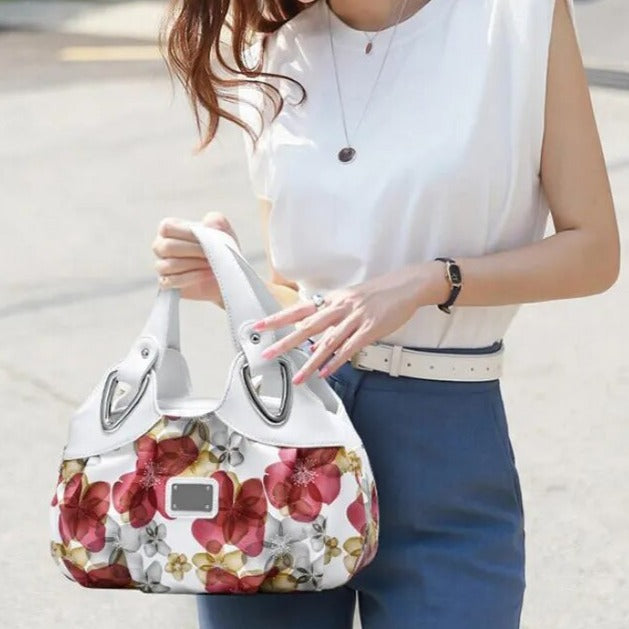 Cathy - Flower Design Handbag