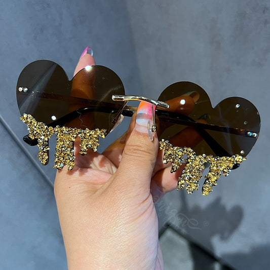 Beverley - Designer Heart Sunglasses