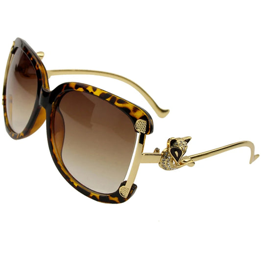 Lizzie - Oval Retro Sunglasses