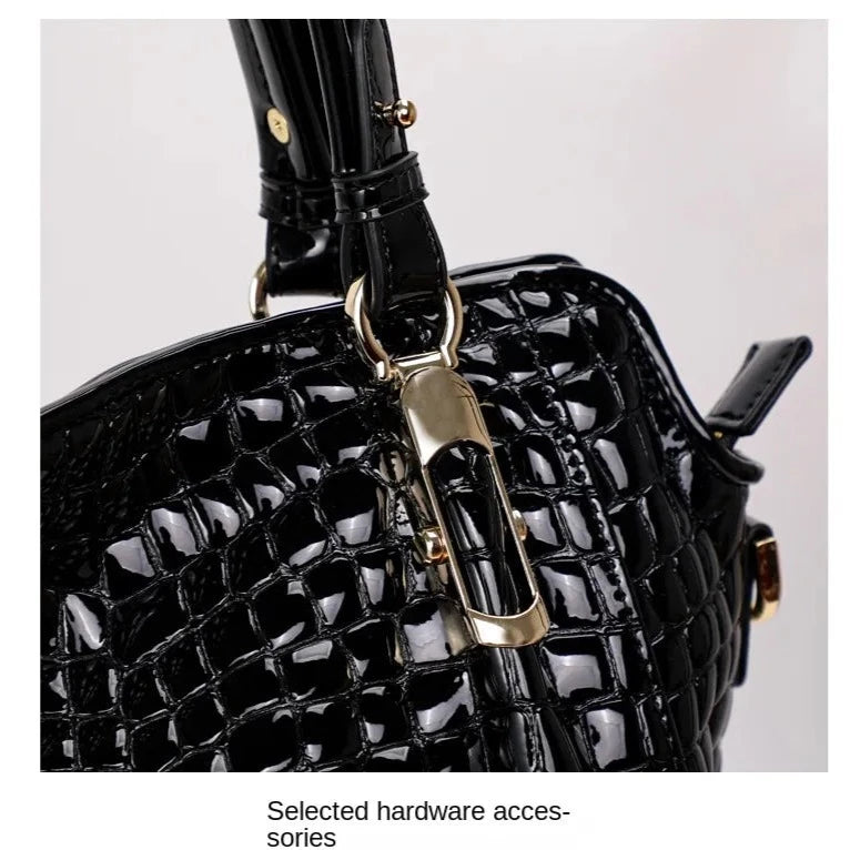 Adele - Crocodile Leather Handbag