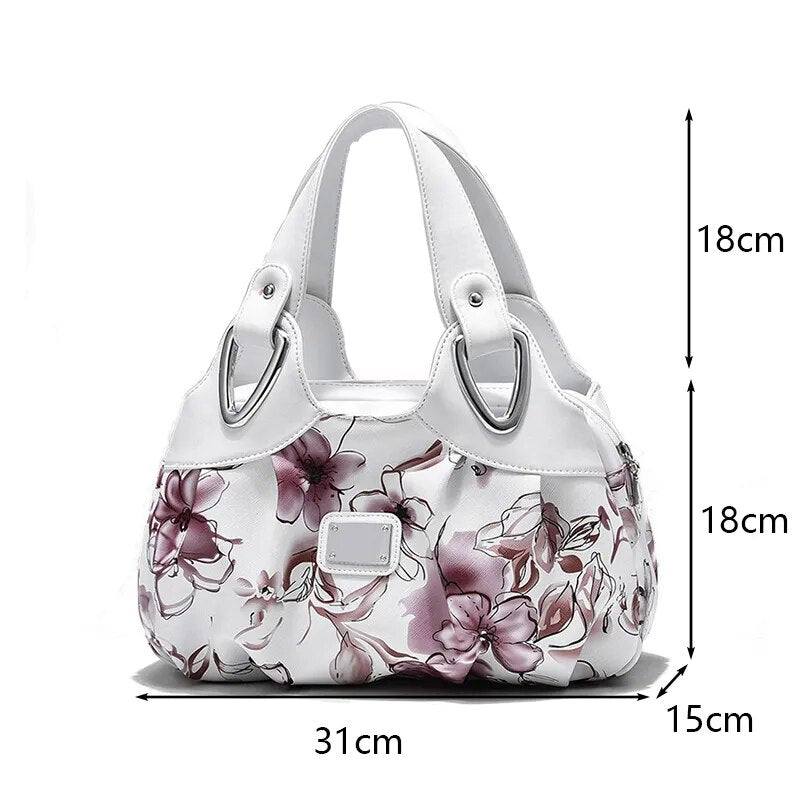 Cathy - Flower Design Handbag