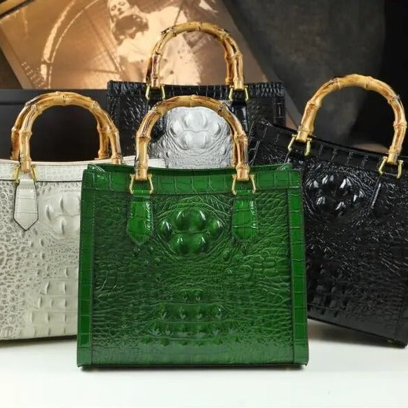 Carly - Crocodile Handbag
