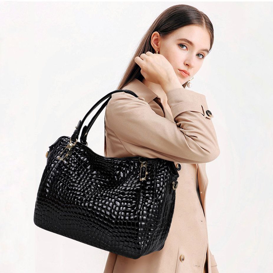 Adele - Crocodile Leather Handbag