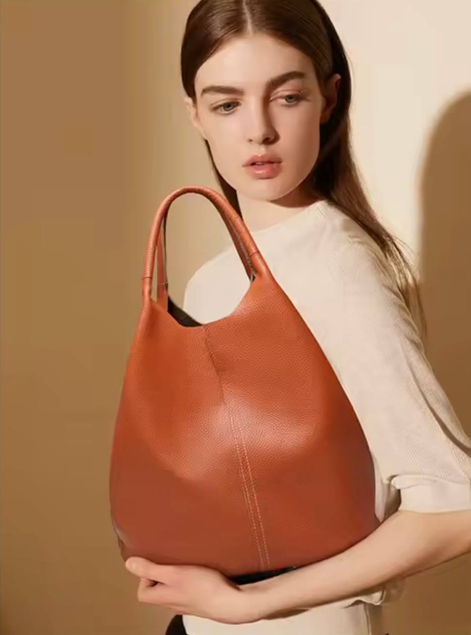 Jane - Leather Tote Bag