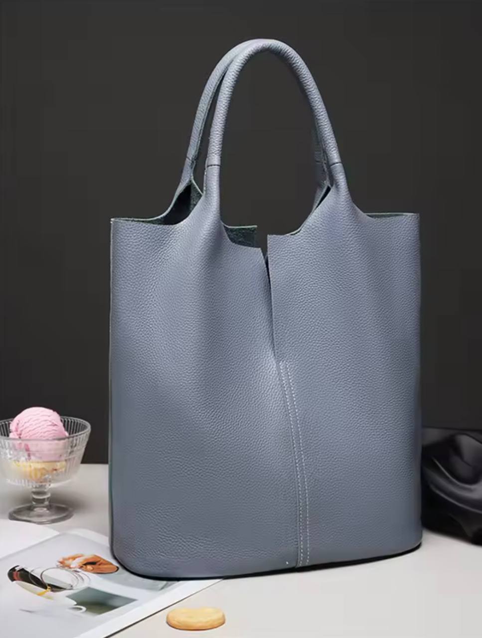 Jane - Leather Tote Bag