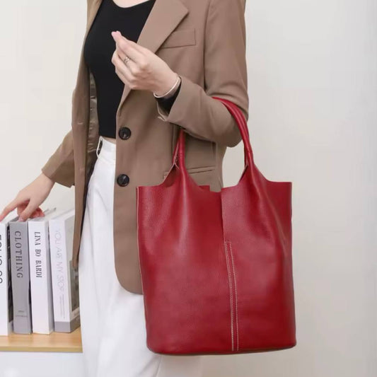 Jane - Leather Tote Bag