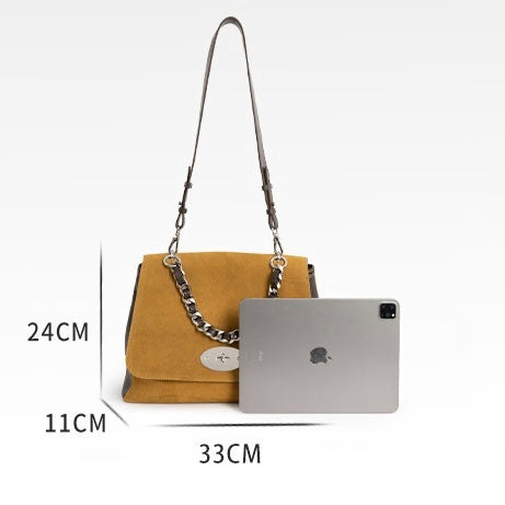 Cathy - Genuine Leather Chain Bag