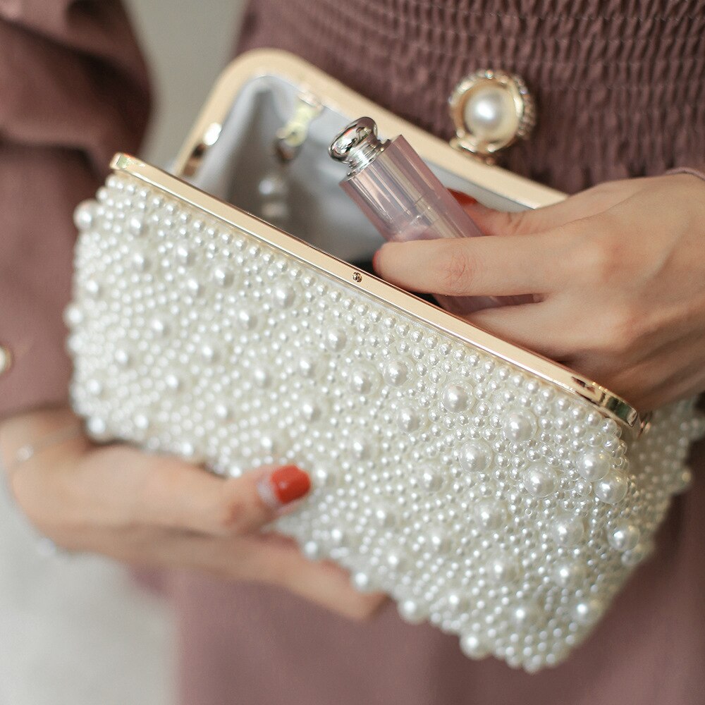 Karen - Pearl Evening Clutch