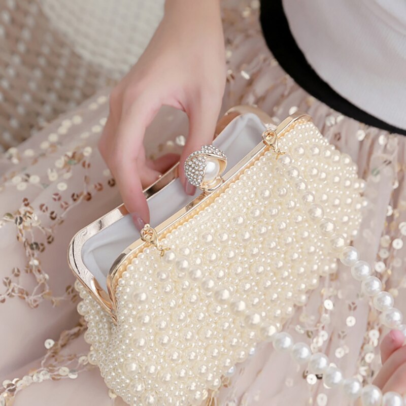 Karen - Pearl Evening Clutch