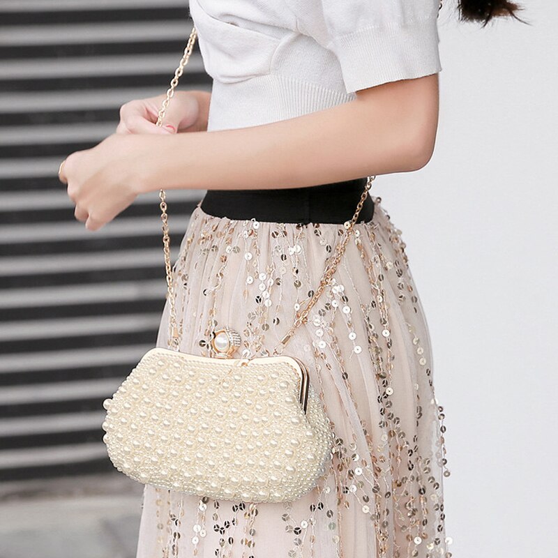 Karen - Pearl Evening Clutch