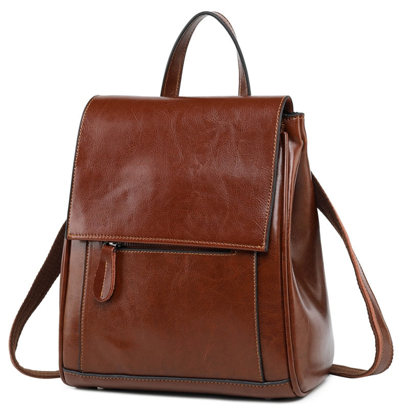 Gwen - Genuine Leather Backpack