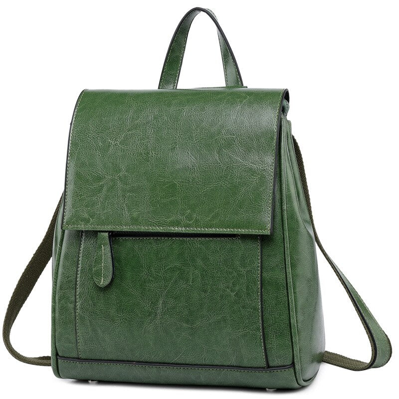 Gwen - Genuine Leather Backpack