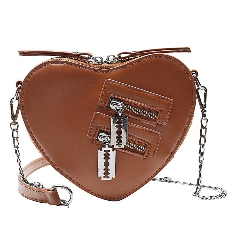 Amanda - Heart  Crossbody Bag