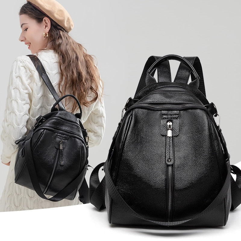 Kelly - Genuine Leather Backpack