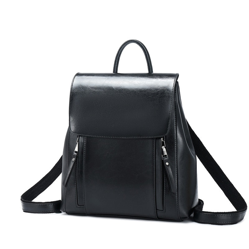 Debra - Genuine Leather Backpack