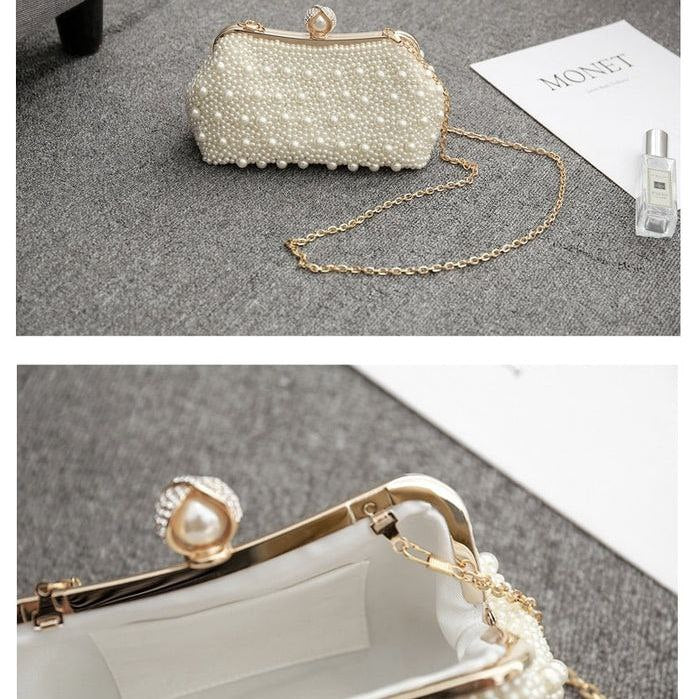 Karen - Pearl Evening Clutch