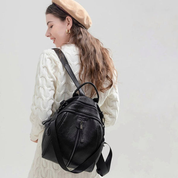 Kelly - Genuine Leather Backpack