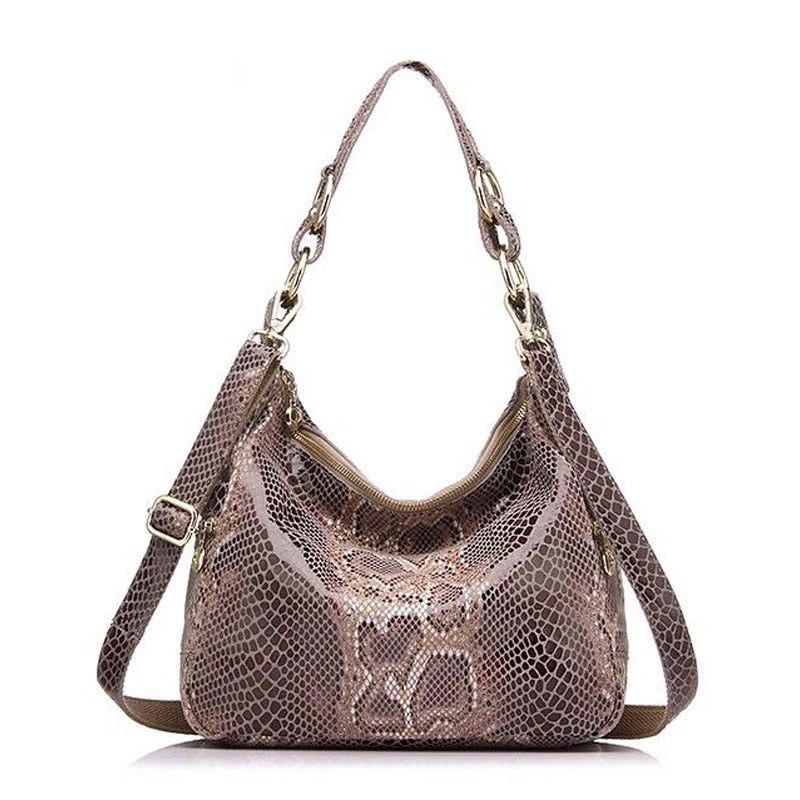 Janice - Shiny Snake Bag