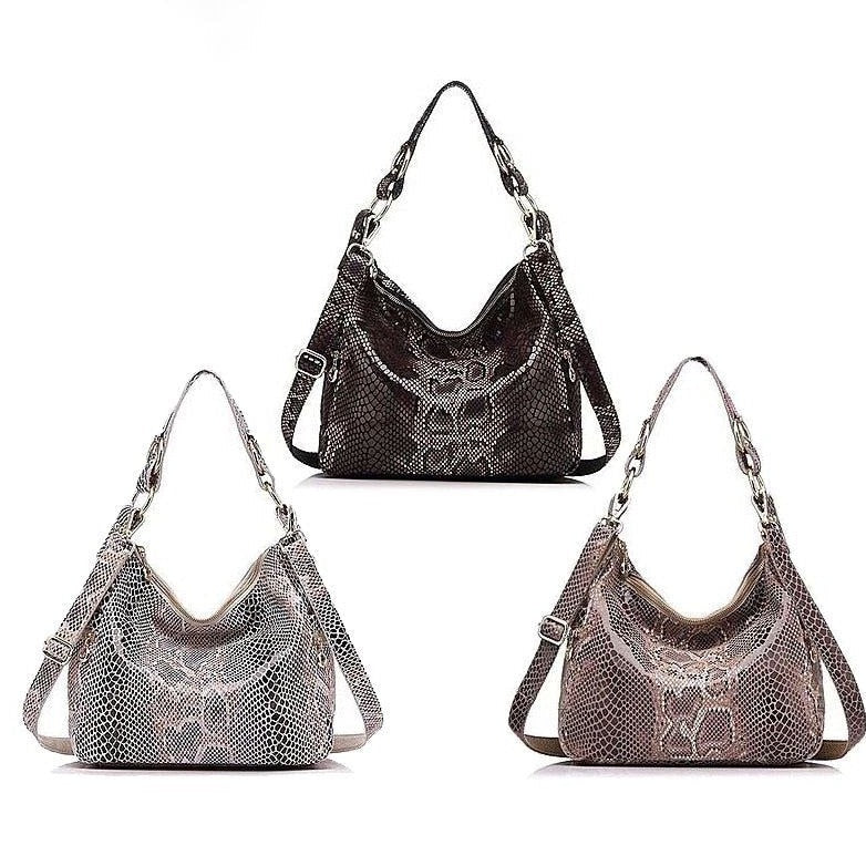 Janice - Shiny Snake Bag