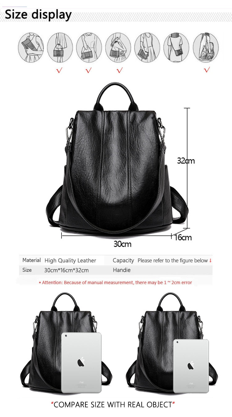 Candy - Leather Backpack